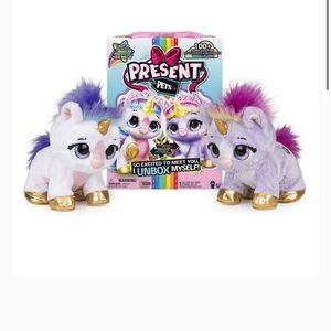 Unicorn Interactive Plush Toy with Bonus Comb, Light-up Horn Over 100 Sounds
